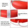 Life Ring, 23" Boat Safety Throw Rings, Life Preserver Ring with Bracket and 98.5 FT Floating Rescue Rope view 4