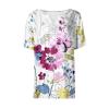 2025 Summer Tops for Women 2025 Trendy Vacation Short Sleeve Ladies Blouse Dressy Causal Plus Size Tunic Tops to Wear with Leggings Easter Shirts for Women(E Purple,Large) view 3