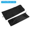 PATIKIL Skateboard Carry Bag, 2 Pack Skateboard Carrier Shoulder Bag Skateboard Rucksack with Inside Pocket, Black view 3