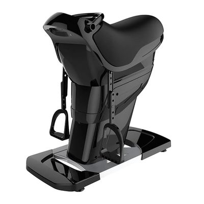 KK-GAL Home Fitness Horse Riding Machine, Indoors Horse Riding Simulator, Household Booty Sprout Exercise Machine, Legs & Calf Traning Equipment, Family Indoor Sports Vibration Machine,Black