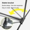 FLGMSOTS Portable Badminton Net 10/14/17ft Wide, Tennis Pickleball Nets with Stand, for Indoor Outdoor Park, Easy Storage (Size : 5.1m/17ft) view 4