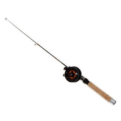1 Set Fishing Rod with Fishing Reel Short Portable Winter Outdoor Ice Fishing EVA Handle Reels Tackle (Color : E, Size : 62m)