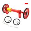 Jesscasday Bicycle Easy Folding Wheel Rear Load Rack Rod Aluminum Alloy Extension Telescopic Bar Compatible with Bro-mpton Easy Wheel Extender view 3