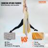 VEVOR Aerial Yoga Hammock & Swing, 5.5 Yards, Aerial Yoga Starter Kit with 100gsm Nylon Fabric, Full Rigging Hardware & Easy Set-up Guide, Antigravity Flying for All Levels Fitness Bodybuilding, Gold view 2