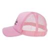 Life is Better Around The Campfire Men's Vintage Mesh Trucker Hat Outdoor Sport Summer Baseball Cap Pink view 4