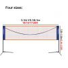 FLGMSOTS Portable Badminton Net Set with Stand, Foldable Tennis Pickleball Nets, for Gym Backyard Park, Adjustable Height (Size : 3.1m/10ft) view 3