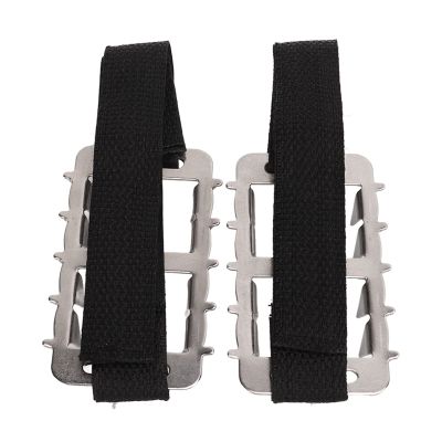 Outdoor Winter Snow Ice Shoe Cover 10 Tooth Bundled Crampons Stainless Steel Shoes Chain