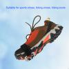 Outdoor Winter Snow Ice Shoe Cover 10 Tooth Bundled Crampons Stainless Steel Shoes Chain view 2