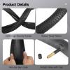 Fansport 20 inch Bike Tire,2 Pack 20x2.125 Bike Tires and 20x1.75/2.125 Bike Tubes with Bike Tire Levers, 20x2.125 Bicycle Tire Portable MTB Tires Rubber Tire for Mountain Path Muddy Trail view 3