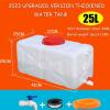 YXCUIDP Outdoor Water Tank,Thick Plastic Food Grade Water Container Water Storage Containers with Faucet, Agricultural Construction Watering Camping & Hiking Water Storage(25L) view 2