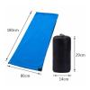 Sleeping Bag Portable Ultra-Light Polar Fleece Sleeping Bag Outdoor Camping Tent Bed Travel Warm Sleeping Bag Liner Camping Sport Accessories (Blue) view 2