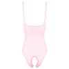Agoky Women's One Piece Mesh Sheer Nylon Bodysuits Shapewear Stretchy Leotard Sleeveless Bikini Tops Crotchless One Size view 3