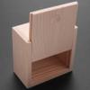Baglaum 5X Small Plain Wooden Storage Box Case for Jewellery Small Gadgets Gift Wood Color view 2