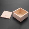 Baglaum 5X Small Plain Wooden Storage Box Case for Jewellery Small Gadgets Gift Wood Color view 3