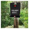 Portable 20-Liter Shower Bag Solar Electric Hot Wild Water Bottle in PVC Outdoor Camping Trip Hiking Mountain Blog Picnic view 4