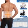 MISS MOLY Waist Trainer for Men Corset with Steel Bones Tummy Control Shapewear Stomach Belt Waist Trimmer Belly Girdle for Fitness Faja Body Shaper with Hooks White L view 4
