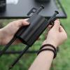 Sempoda Camping Tent Rod Holder, Durable Outdoor Awning Canopy Pole Stand, Portable Tent Fixed Tube Base for Secure Setup, Essential Awning Fixed Holder Accessories for Camping Gear view 4