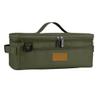 SXLINGDO Camping Cutlery Storage Bag, Outdoor Portable Camping Kitchen Cookware Bag, Hanging Cutlery Organizer (Green), 31.5*11.5*12cm view 1