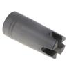 NineFit Basics Premium Metal Fishing Rod Repair - Rear Butt Cap Replacement, 60x27mm, Black view 2