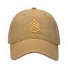 Baseball Cap Men Women Army Rank Patch Staff Sergeant Embroidered Unisex Classic Adjustable Strapback Dad Hat (7 1/2,Khaki) view 1