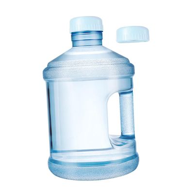 jojofuny 1set Portable Outdoor Water Storage Container Thick Mineral Water Jug Strong Handle for Camping Hiking and Emergency Use Random Lid Color