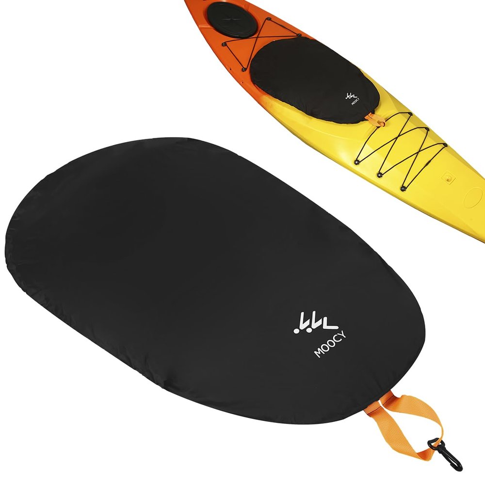 MOOCY Kayak Cockpit Cover for Transport, Universal Thick Seals Cockpit Cover for Transport, Outdoor Storage Keep Hatch Hole Seat CleanLarge-50 x 25