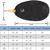 MOOCY Kayak Cockpit Cover for Transport, Universal Thick Seals Cockpit Cover for Transport, Outdoor Storage Keep Hatch Hole Seat CleanLarge-50 x 25 view 2