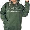 Philadelphia Skyline Sweatshirt and Hoodie, S5274 view 2