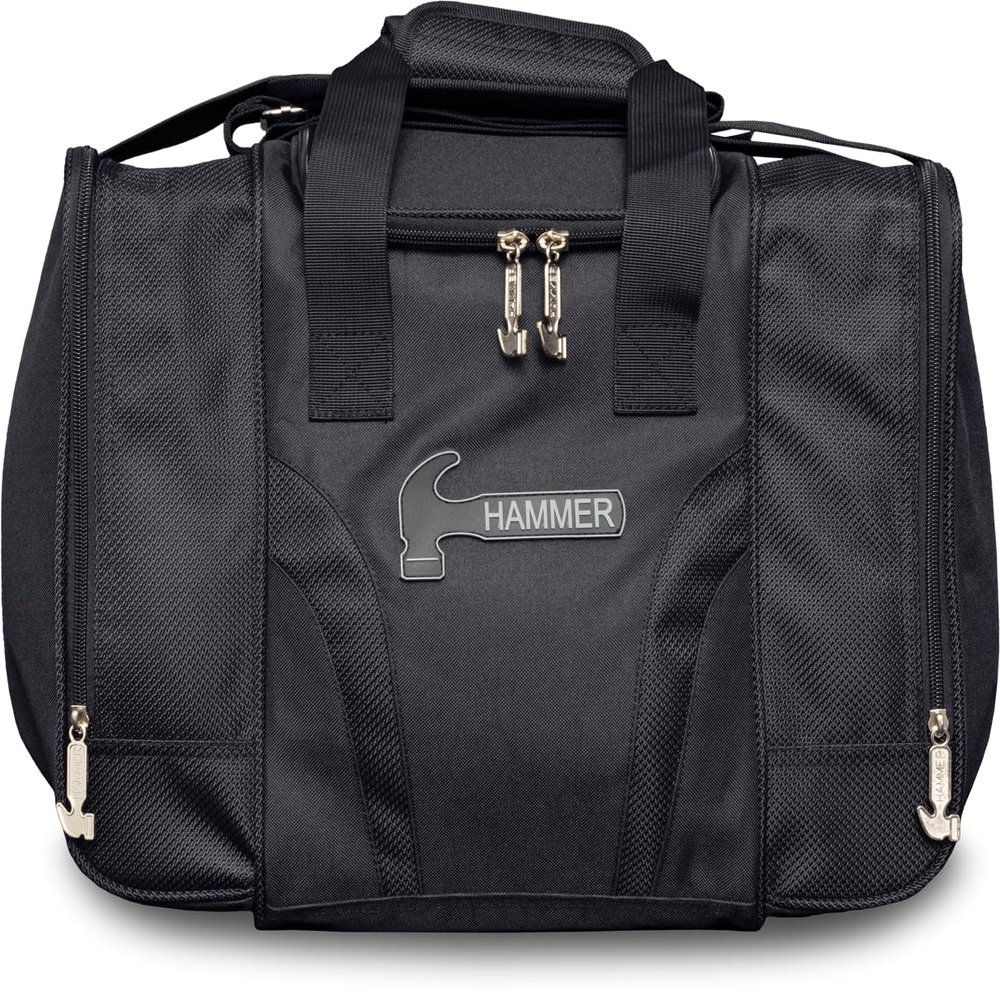Hammer Raw Single Tote Bowling Bag - Black