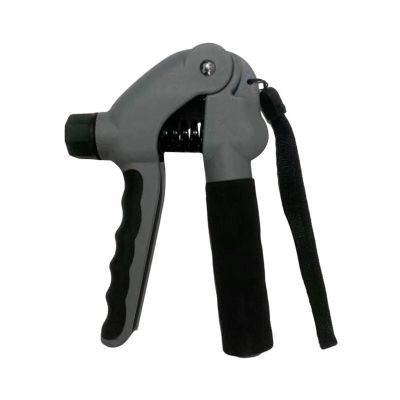 Worparsen Finger Heavy Exerciser Grip Strengthener Adjustable Hand for Muscle Recovery Fitness Non-Slip Handle Portable Grey