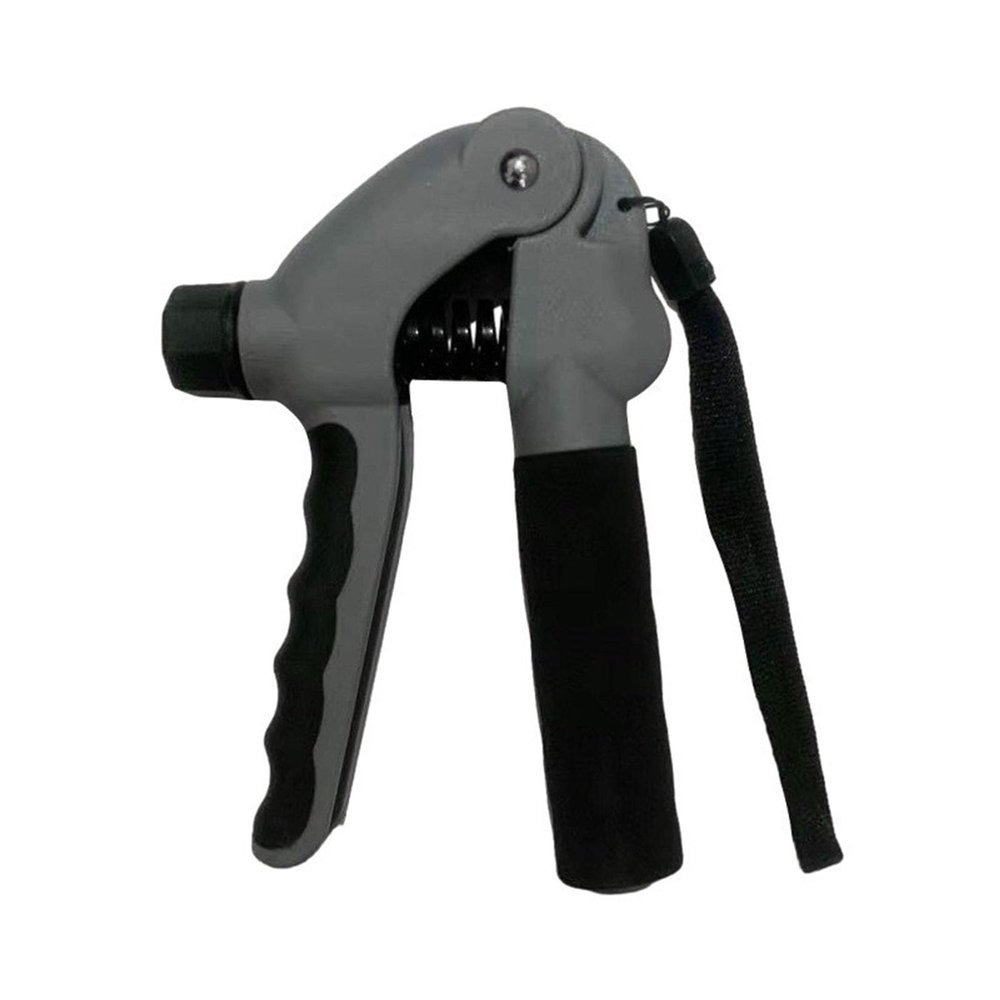 Worparsen Finger Heavy Exerciser Grip Strengthener Adjustable Hand for Muscle Recovery Fitness Non-Slip Handle Portable Grey