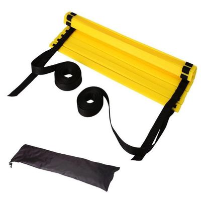 Sempoda Speed Training Ladder, Adjustable Spacing for Precision Footwork Practice, Durable Nylon and PP Rope for Soccer and Drills(8m / 26.25ft 16 Rung)