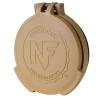 Nightforce Objective Durable Weather-Resistant Spring-Loaded Flip-Up Rotational Lens Caps with Thread-in Attachment, Dark Earth, 56mm ATACR, Beast, NXS, SHV view 1