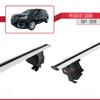 accessorypart Compatible with Peugeot 5008 II (P87) Pre-Facelift 2017-2020 ACE-4 Car Roof Rack Cross Bar Grey Aluminium 2 Bars view 4