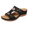 NineFit Basics Orthotic Sandals For Women Heel Orthopedic Sandals for Women Arch Support Slides Slippers for Plantar Fasciitis Extremely Comfort Dressy Summer Orthotic Flip Flops, 7.5, Black view 1