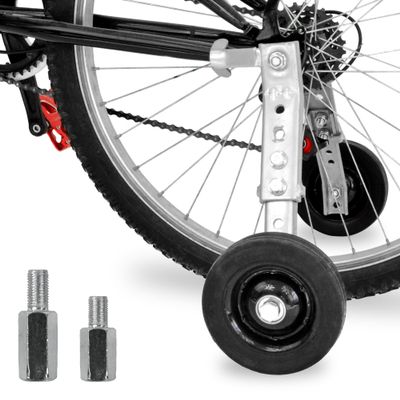 Lumintrail Adult Training Wheels for 24, 26, 29 Inch Bike - Heavy Duty Training Wheels for Adult Bike, Adjustable Bicycle Training Wheels for Stabilization and Safe Learning