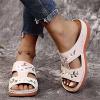 Orthopedic Sandals For Women Arch Support Slingback Womens Fashion Orthotic Slides Ladies Lightweight Athletic Sandals Slip On Slippers With Comfortable Plantar Fasciitis Arch Support view 3