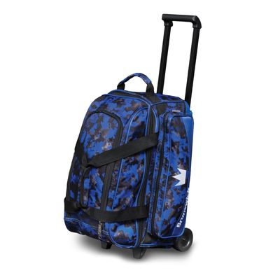 Brunswick Zone Double Roller Bowling Bag (Blue Chaos)