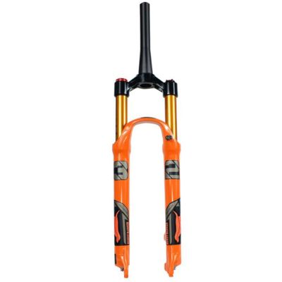 ZECHAO Air Mountain Bike Suspension Forks 26/27.5/29er,Ultralight Gas Shock Absorber Magnesium Alloy 120mm Travel with Travel Circle QR 9mm (Color : Tapered Manual Lock, Size : 27.5inch)