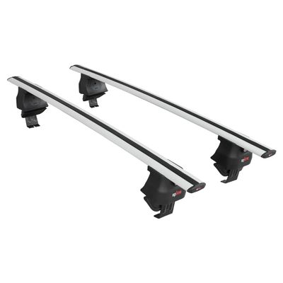 acpar Compatible with Peugeot 5008 II (P87) Pre-Facelift 2017-2020 ACE-4 Car Roof Rack Cross Bar Grey Aluminium 2 Bars