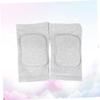 Ipetboom 2pcs Grey Sponge Pad Safety Support for Fitness Training Non- Exercise Protector for Squats Comfortable Elastic Knee Sleeves for Gym Basketball Football and Running view 2