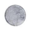 MAGICLULU Natural Marble Trays Tiered Decor Plate Dessert Dish Jewelry Dishes Snack Storage Grey view 1