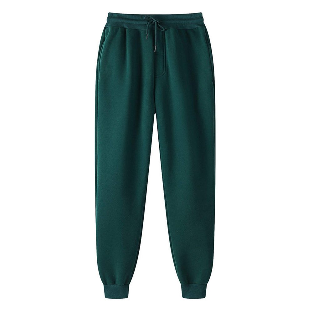 Womens Sweatpants High Waist Cinch Bottom Y2K Baggy Jogger Pants with Pockets Comfy Casual Workout Athletic Gym Pants Green