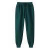 Womens Sweatpants High Waist Cinch Bottom Y2K Baggy Jogger Pants with Pockets Comfy Casual Workout Athletic Gym Pants Green view 1
