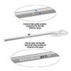 Silverfin Sc-Ti Lacrosse Shaft 30" | Lacrosse Stick for Men with End Cap | Lacrosse Shaft Attack: Lightweight, Durable, Easy Installation & Comfortable Grip | Youth Boys Lacrosse Stick for All Levels view 3