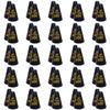 Anderson's, Go Fight Win Black and Gold Megaphones, 7 Inches, Set of 50, School Colors, Fan Gear, Noisemakers, Cheerleader Accessories, Team Spirit view 2