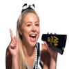 Anderson's, Go Fight Win Black and Gold Megaphones, 7 Inches, Set of 50, School Colors, Fan Gear, Noisemakers, Cheerleader Accessories, Team Spirit view 3