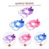 3pcs Adjustable Jumping Ropes for Boys and Girls Adults Beaded Skipping Rope for Fitness Sports Exercise view 2