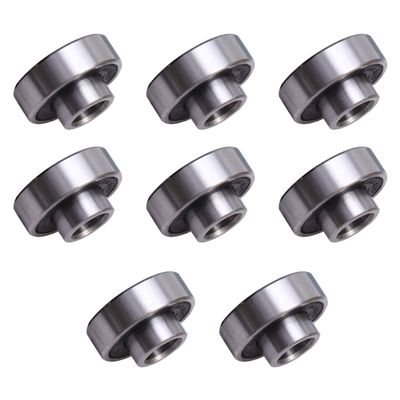 GOOHOCHY Integrated Skateboard Wheel Bearings 8pcs 608 2rs High Speed Rolling Bearings Black Durable for Skaters