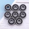 GOOHOCHY Integrated Skateboard Wheel Bearings 8pcs 608 2rs High Speed Rolling Bearings Black Durable for Skaters view 3